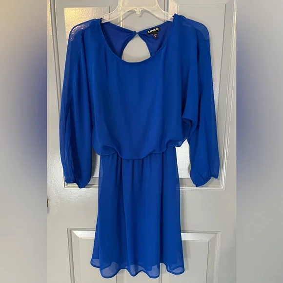 Express | Dresses | Express Royal Blue Dress | Poshmark